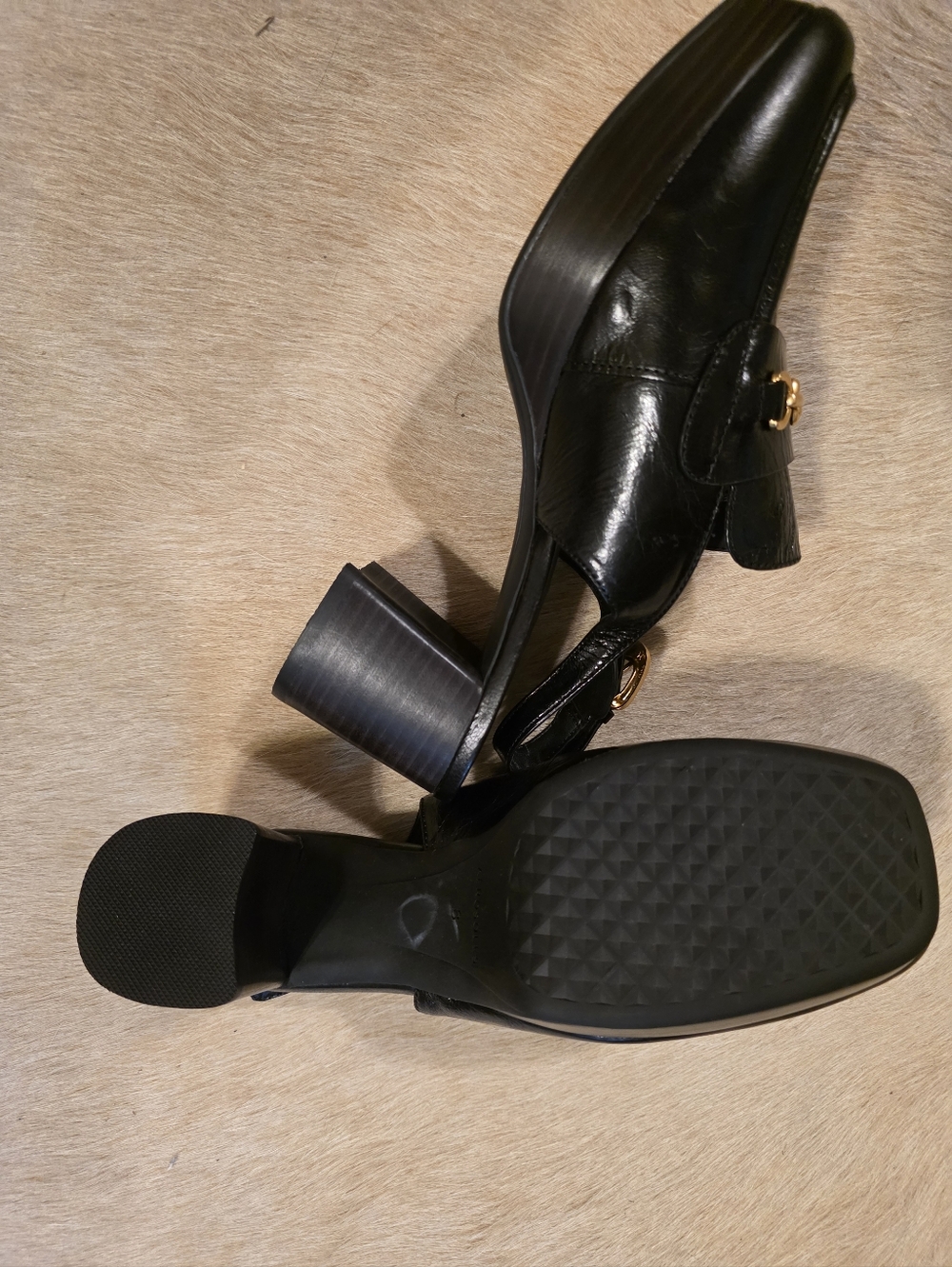 AREOSOLE Sorin Slingback Bit Loafer Pump SZ 8 - Picture 9 of 12